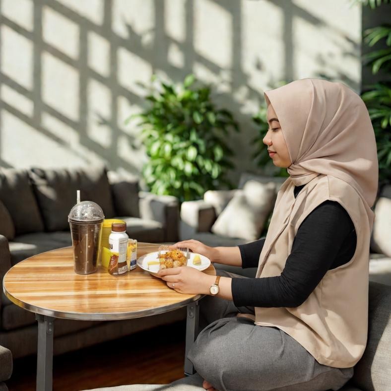 Meja Lipat Meja Lesehan Meja Laptop Meja Belajar Meja Makan Lesehan Meja Lipat Minimalis Z21A1