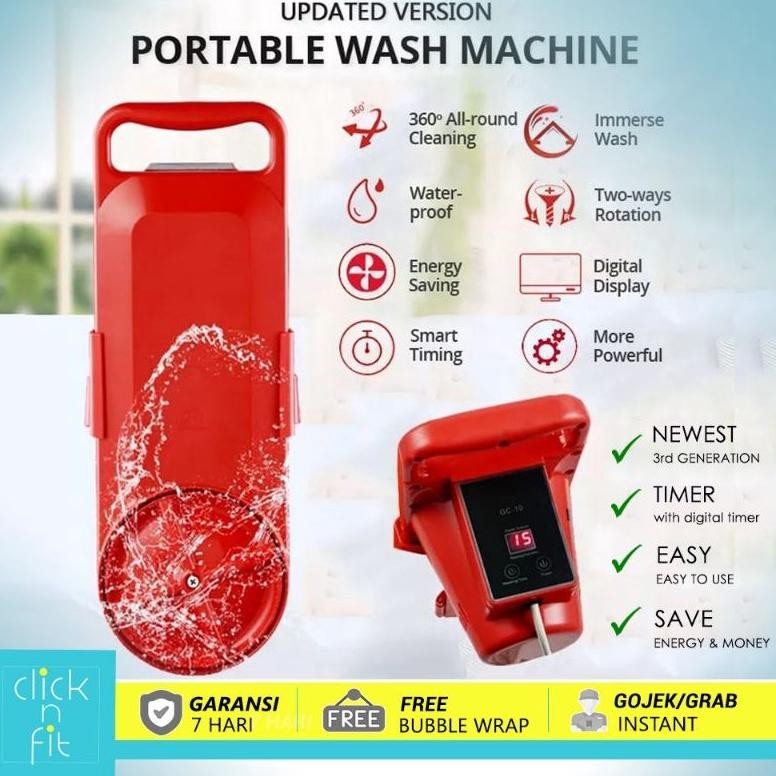 REWASH & RECLEAN MESIN CUCI PORTABEL( GENERASI KE 3)