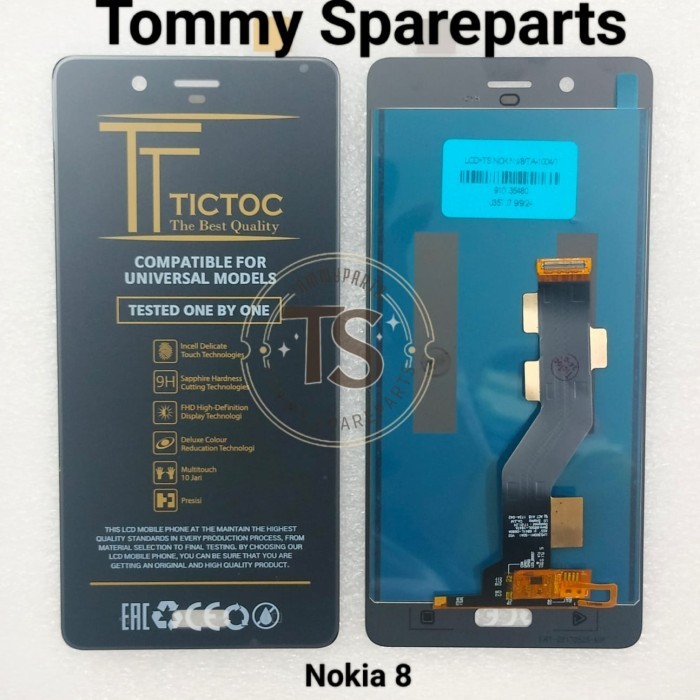 LCD TOUCHSCREEN NOKIA 8 ORIGINAL