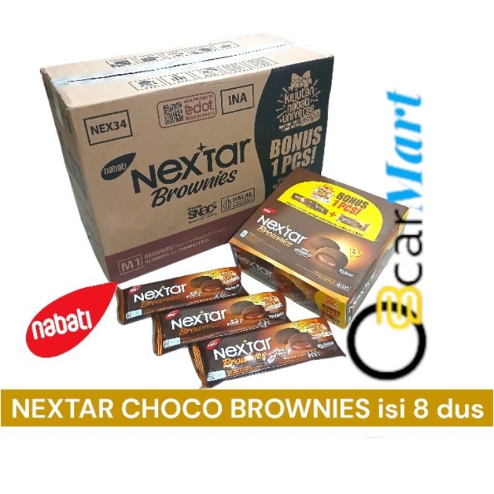 

NEXTAR BROWNIES 1 Dus Karton isi 8 Box