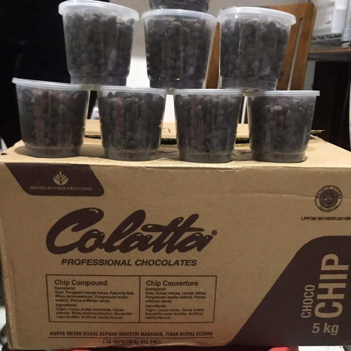 

Colatta Cokelat Choco Chip 5kg - Gosend Only!!!