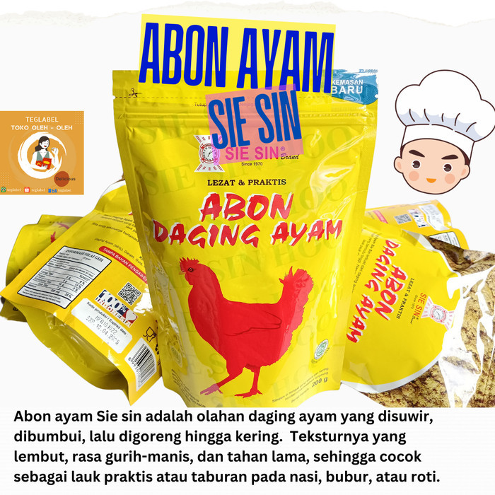 

Sie Sin Abon Ayam 200 g Abon Ayam Spesial Sie Sin