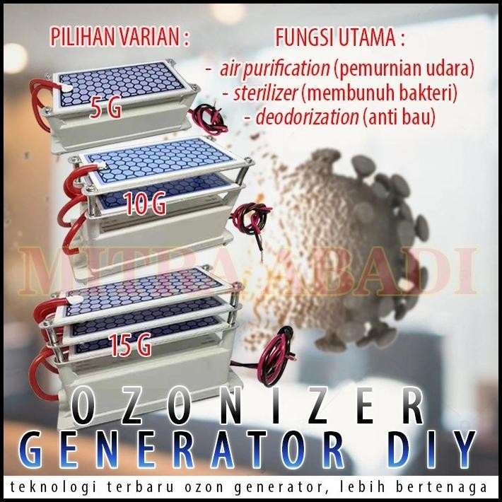 Mesin Ozonizer Generator / Air Purifier Sterilizer DIY