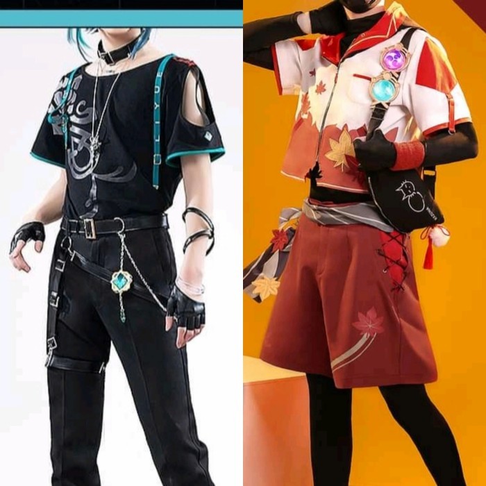 Xiao Kazuha casual costume cosplay genshin impact