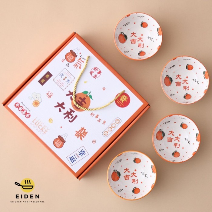 Terbaru Hampers Imlek / Mangkok Giftset / Mangkok Hampers / Mangkok Imlek