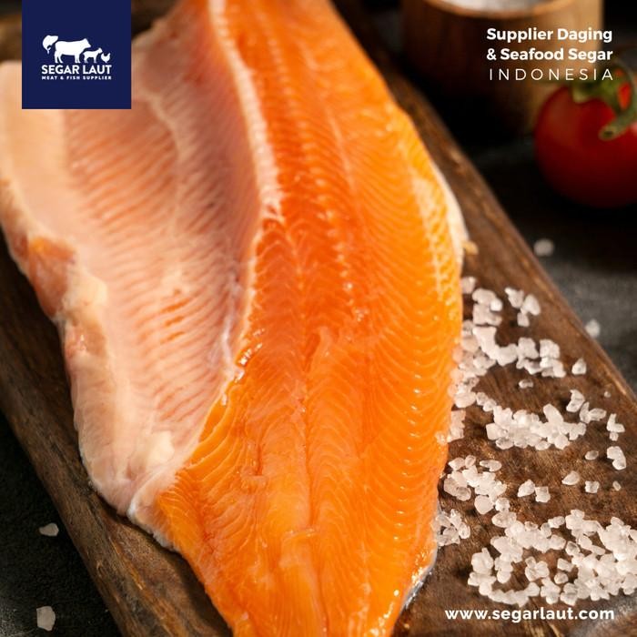 

Ikan Salmon Premium Fillet Fresh Sashimi Grade | Sashimi Sushi Terbaru 100 % Original