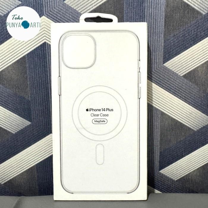 Original Apple Clear Case Iphone 14 Plus Magsafe Official New Original Resmi Ibox Termurah 100 % Ori