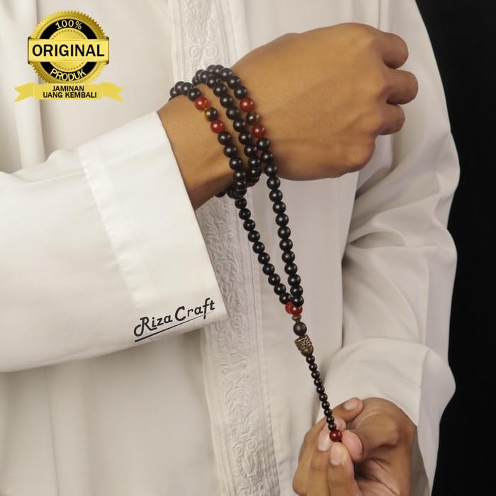 Tasbih Kayu Kokka Asli Turki Arab Mesir 8 Mm Hitam Original New 100 % Original