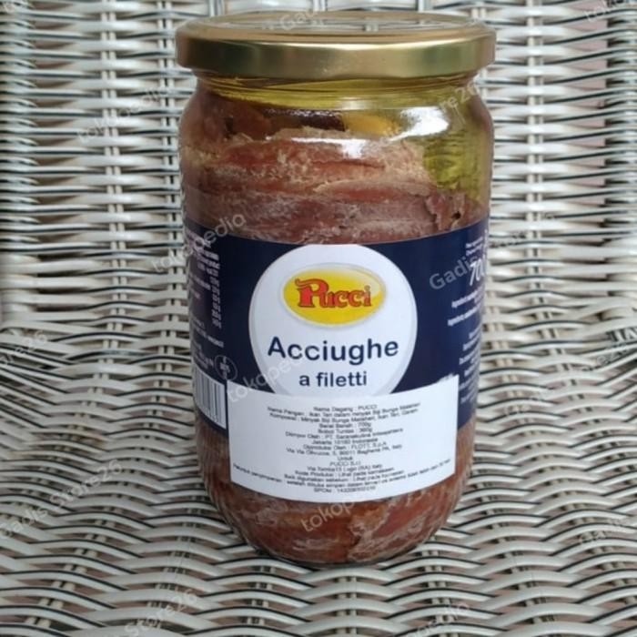 

Pucci Acciughe Anchovies Fillet In Oil 700 Gr Terbaru 100 % Original