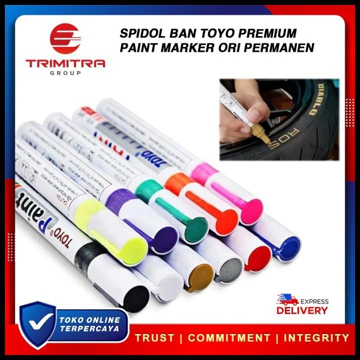 

SPIDOL Ban Toyo Paint marker Original / SPIDOL Variasi Ban Mobil