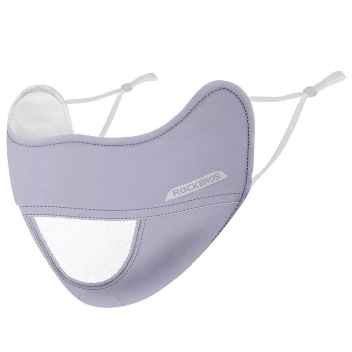 Rockbros KZ006 Purple Mask Masker Ungu Olahraga Breathable Anti UV