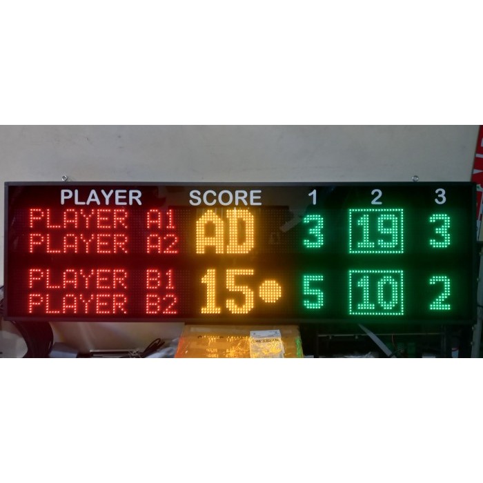 TERBARU Score board digital tenis lapangan Scoreboard d