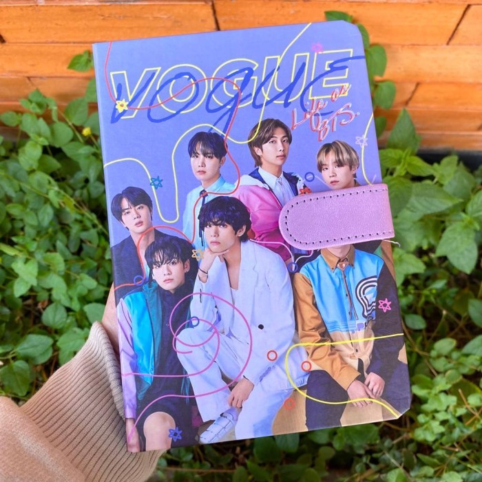 

Notebook Bts Kpop Idol Bt21 Buku Tulis A5 Magnetic Diary Army