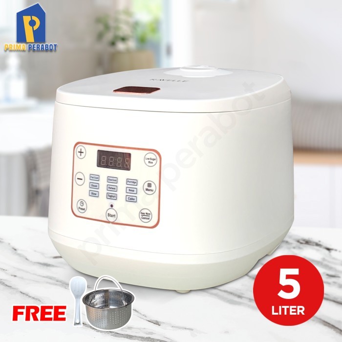 New Model Rice Cooker 5L Ravelle Low Carbo