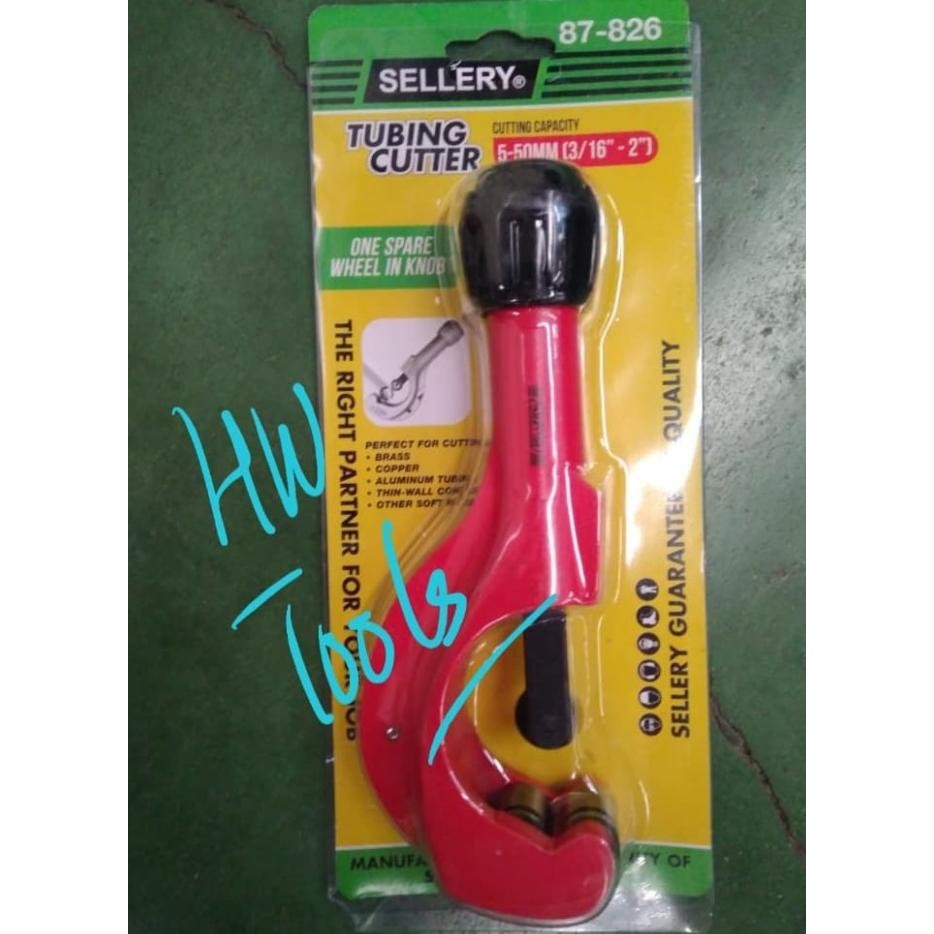 

Tubing Cutter / Pemotong Pipa 3/16" - 2" (5Mm-50Mm) Sellery 87-826 Original Dan Terpercaya
