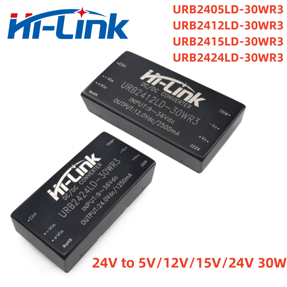 Free Hilink 24V to 5V 12V 15V 24V 30W DC-DC Power