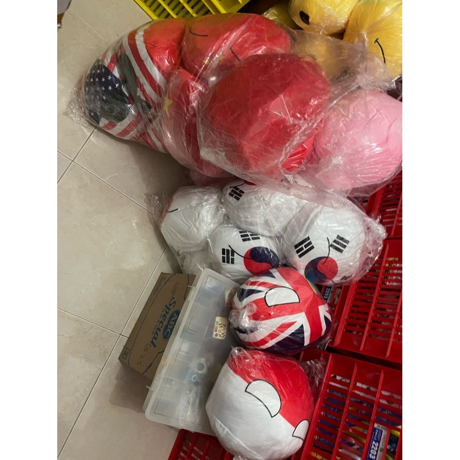 Boneka Bola Dunia Boneka Country Ball 10Cm 30Cm Boneka World Ball New