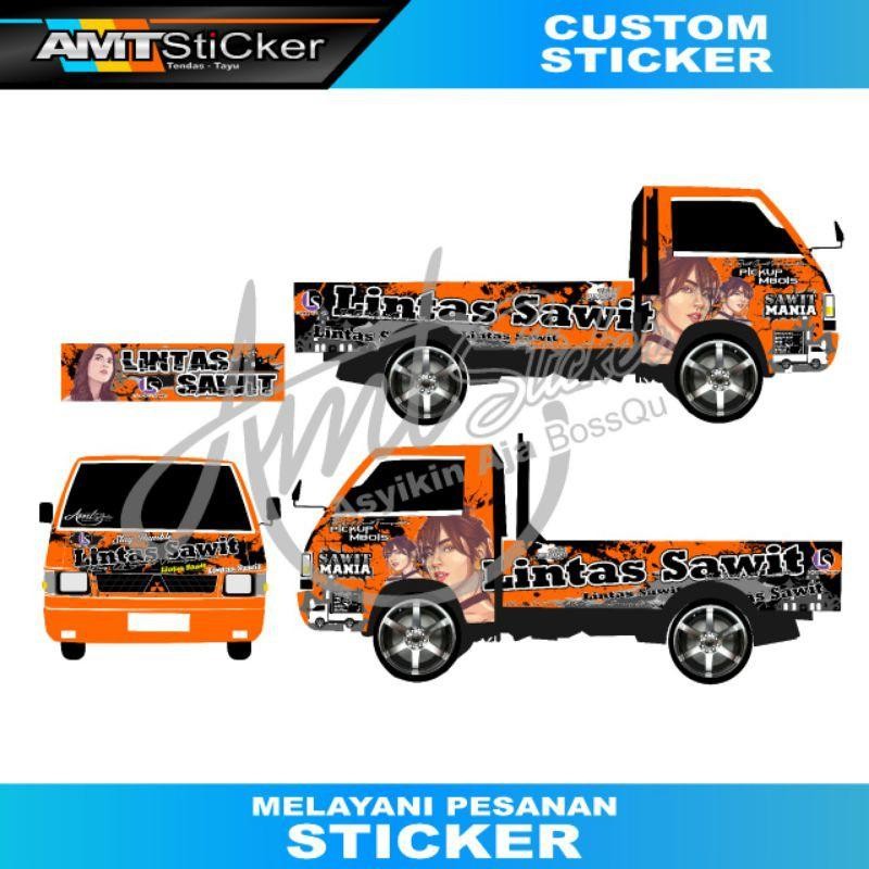 [Terlaris] Stiker Decal Mobil L300 Full Body Stiker Mobil L300 Stiker Decal Full