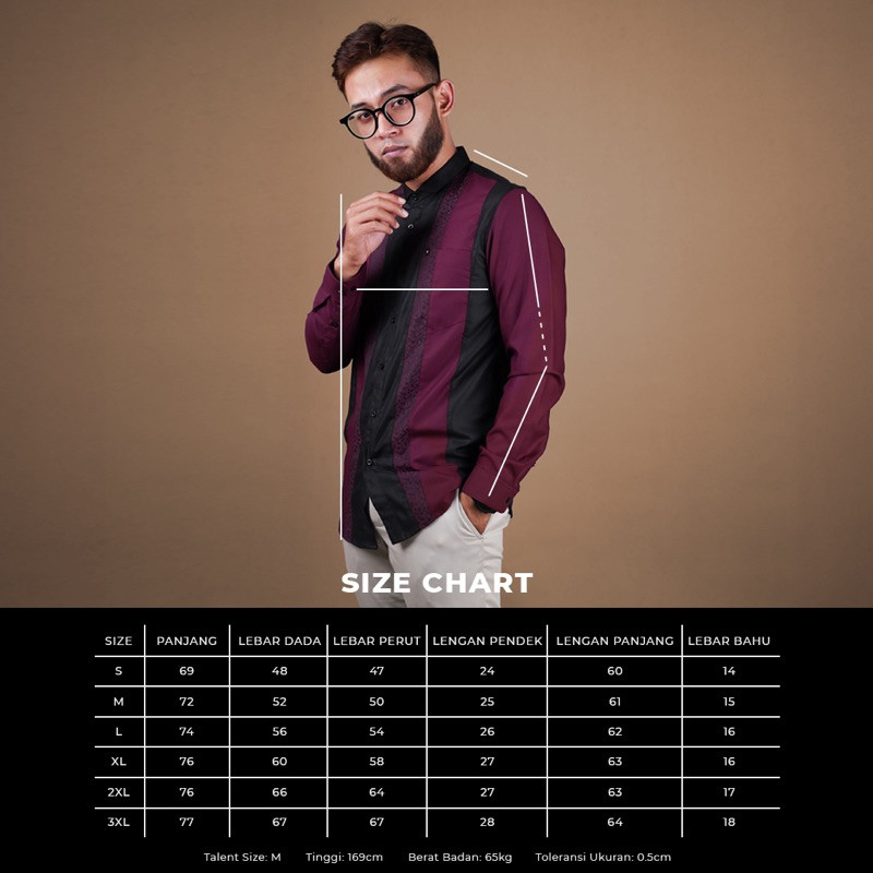 Kemeja Kemko HAKAN Fadkhera Baju Koko Batik Modern Berkualitas Premium