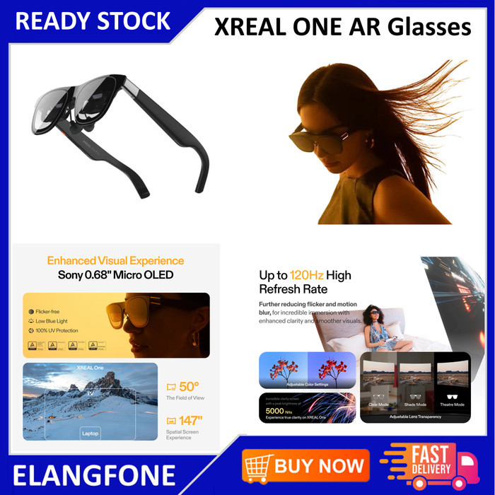 XREAL ONE AR GLASSES SMART PORTABLE GLASSES AUGMENTED REALITY NREAL