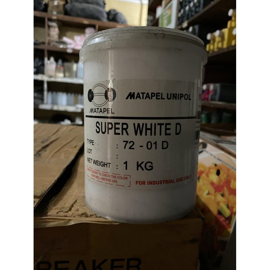

Pigment Matapel Super White D 1Kg New 100 % Original