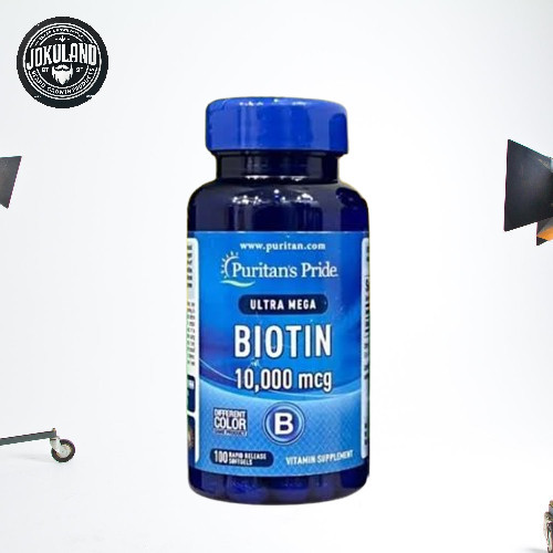 PURITAN PRIDE BIOTIN 10000 mcg - 100 tabs Original Segel