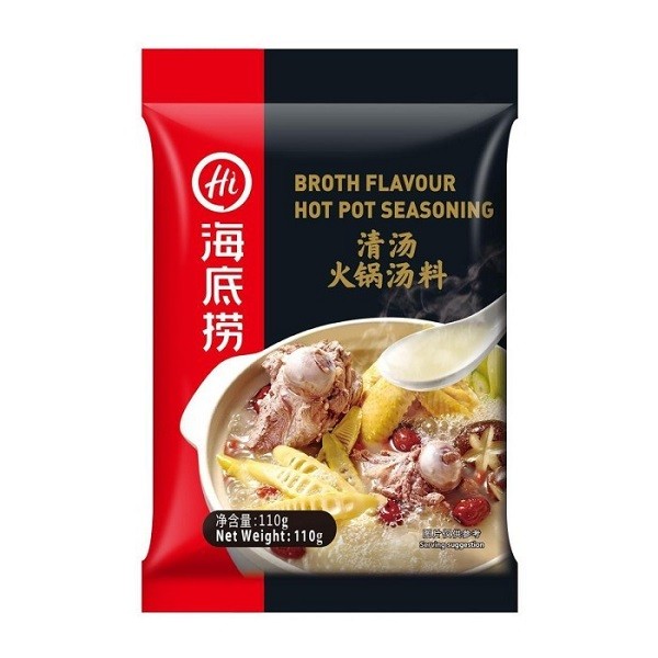 

HAIDILAO BROTH FLAVOUR HOT POT SEASONING 110 GR