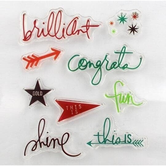 

PROMO! STEmpel congrat - STENSIL CETAKAN LUKIS SCRAPBOOKING