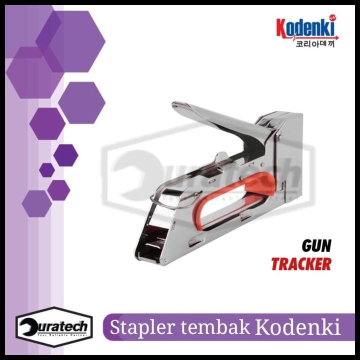 

Stapler Gun Tracker Kodenki Alat Staples Jok Motor Sofa Kain 13/6 13/8