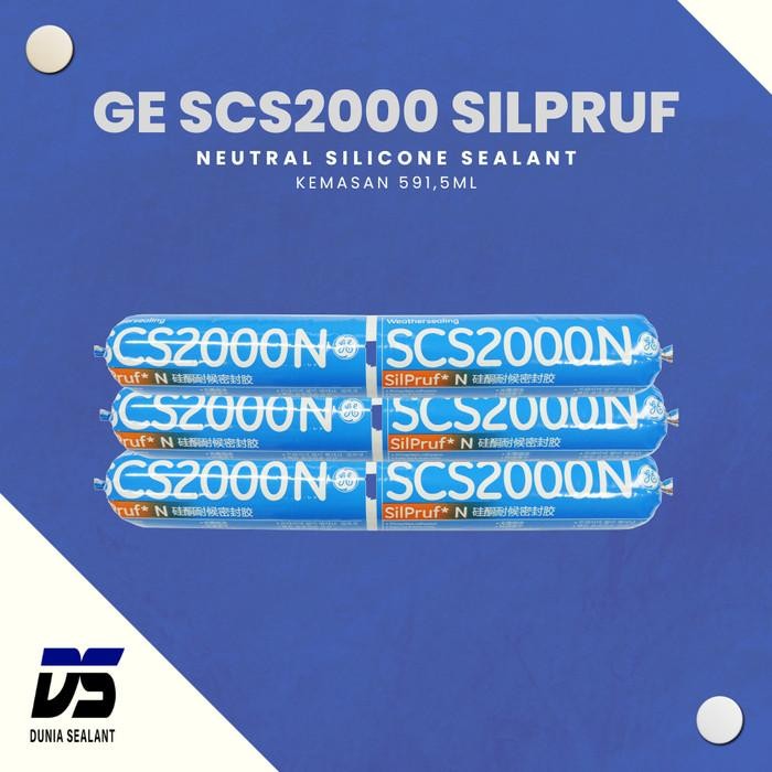Ge Scs 2000 Silpruf Silicone Weatherproofing Sealant Neutral