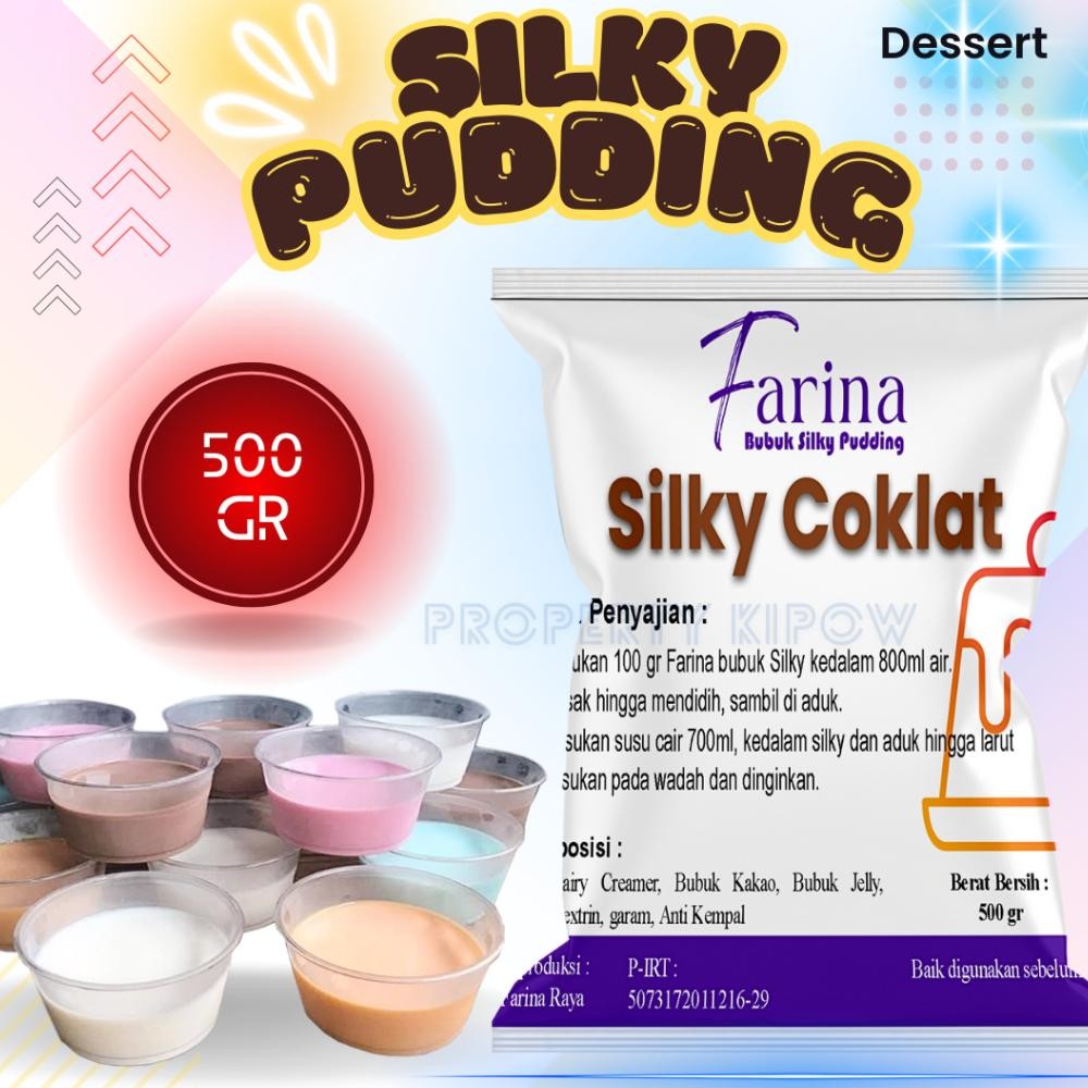 

Silky Pudding Coklat 500gr - Pudot Cokelat Silky Puding Sutera Lembut