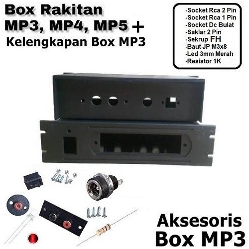 {{{{}}] Box Modul Mp3 Player Bluetooth + Aksesoris Box Perlengkapan Mp3 Mp4