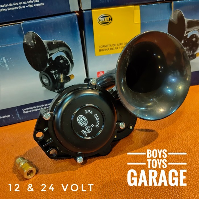Klakson Hella 12V - 24V Hella Single Tone Air Horn Cobra Klakson Udara