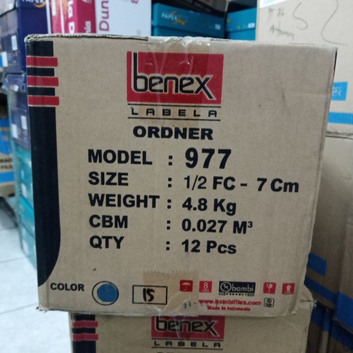 

ODNER BENEX 977 KWITANSI A5 PERBOX ISI 12PCS