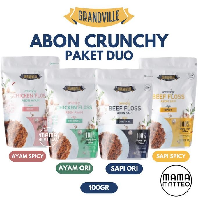 

Bisa SPK GRANDVILLE Abon Anak Crunchy SAPI AYAM Original Spicy Grandville