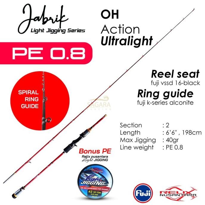 Joran Jabrik Joran Jigging Slow Jig Joran Relix Nusantara DIN