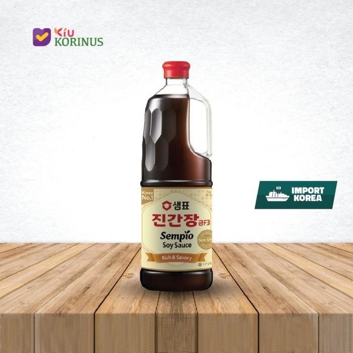 

K- Sempio Kecap Asin F3/Soy Sauce Jin F3/ Kecap Asin Korea 1.7 Liter Terlaris 100 % Original