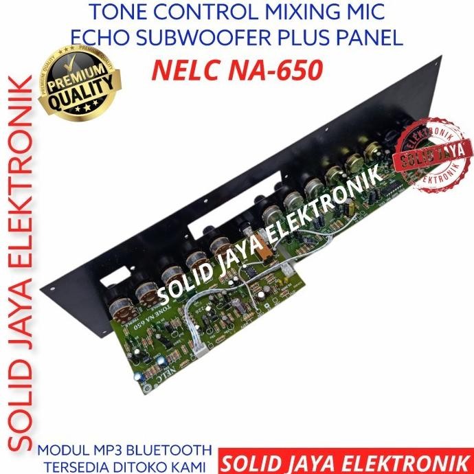 Promo Tone Control Musik Mic Echo Repeater Sub Woofer Preamp Nelc Na650 Asli