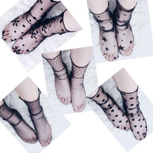 Today KAOS KAKI WANITA TRANSPARAN SEXY ANKLE KK-04