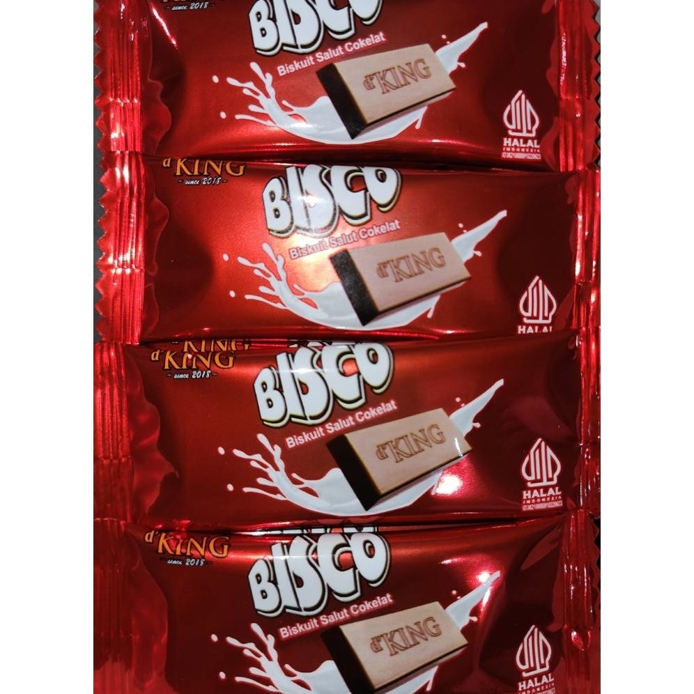 

D'KING BISCO BISKUIT SALUT COKELAT (1 KOTAK ISI 4 PACKS) HARGA TERMURAH