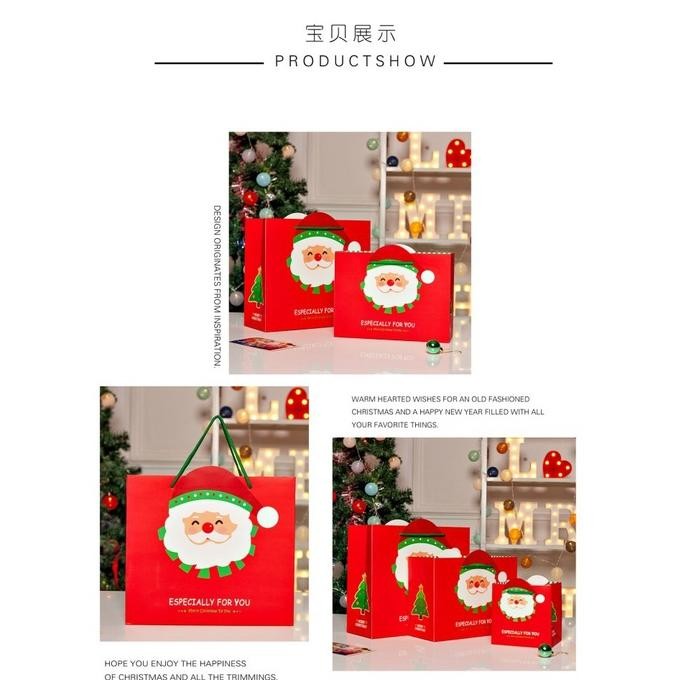 

Sale PBSA santa paperbag box kotak natal bingkisan tempat hadiah kado