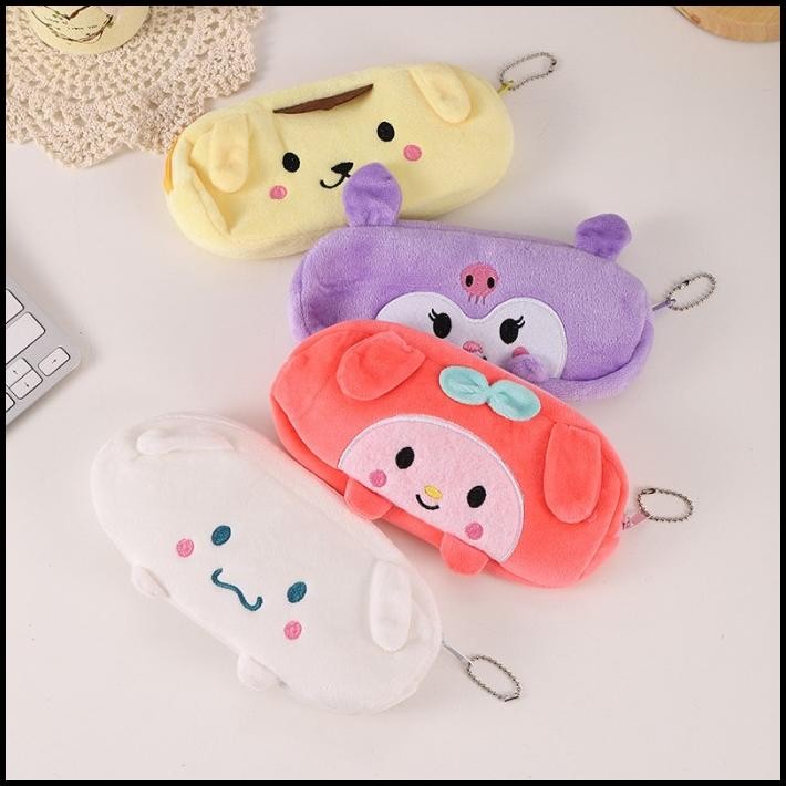 

Kotak Pensil Tempat Atk Sanrio Cinnamoroll Melody Kuromi Pompompurin