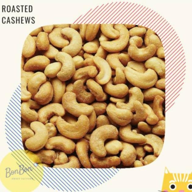 

Kacang Mede Panggang Rasa Asin Bawang / Kacang Mete Original Oven Roasted 500 Gram