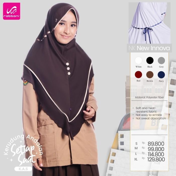 Hijab Jilbab Kerudung Anak Instan 6 Sekolah Sd Smp Sma Pramuka Rabbani Terlaris 100 % Original