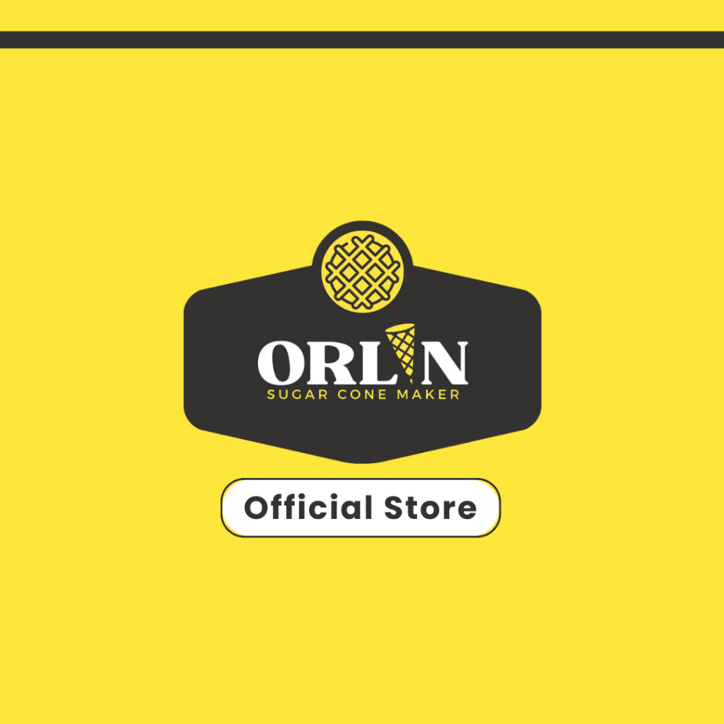 

ORLIN Paket Usaha Middle Waffle Cone Ice Cream 200pcs