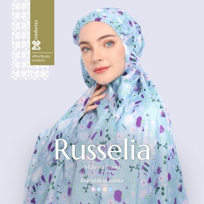 Mukena Travel Ds Mukena Traveling Terkecil Russelia Motif Ab All Size Terlaris 100 % Original