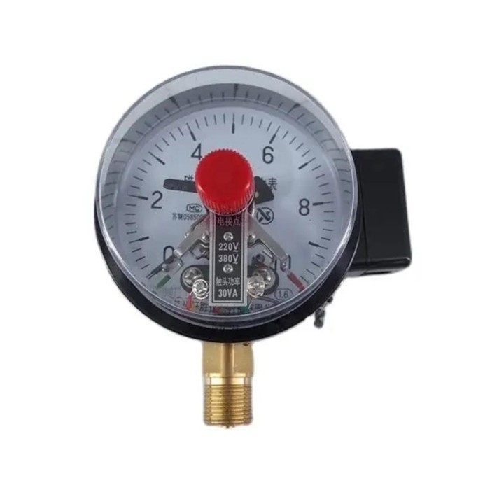 YXC-100 150 electric contact pressure gauge Radial shock resistance magnetic assisted Vacuum negativ