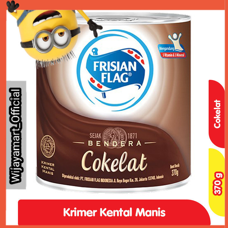 

Frisian Flag Krimer Kental Manis Cokelat 370 g