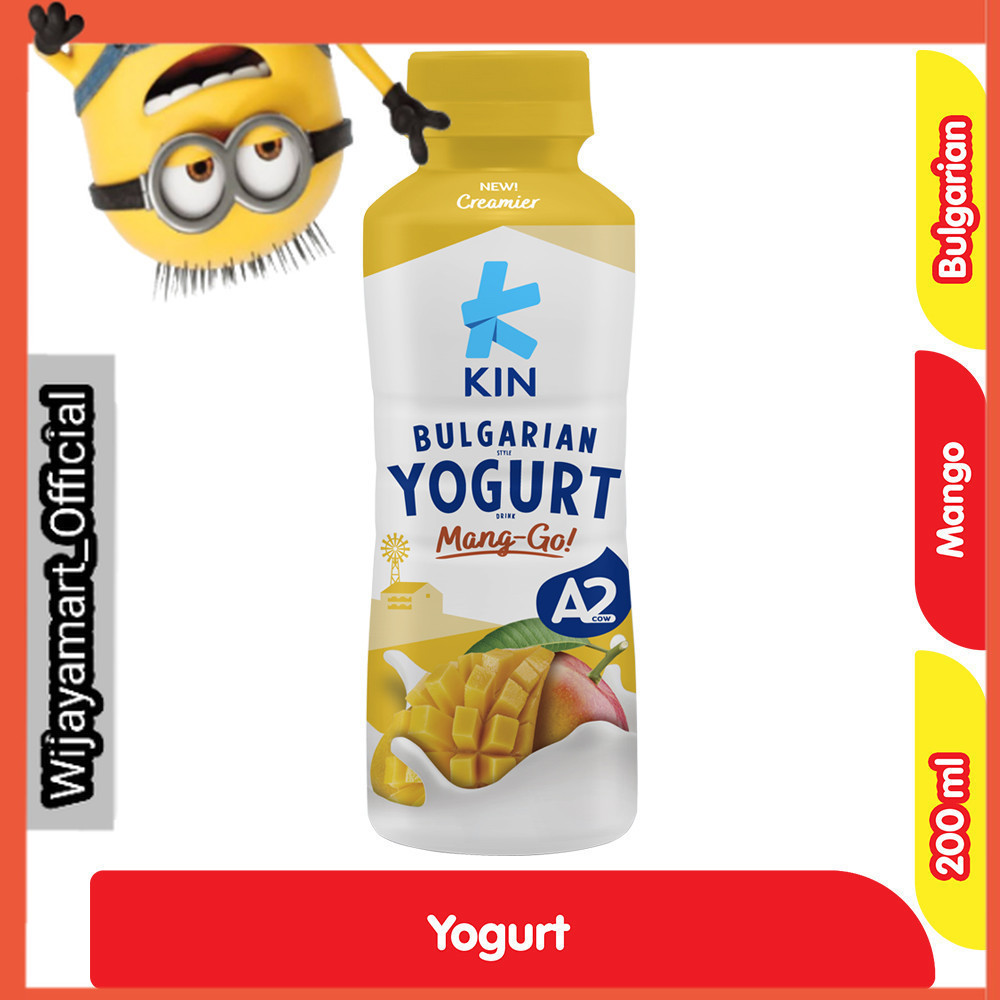 

Kin Bulgarian Yogurt Mangga Pet 200 ml