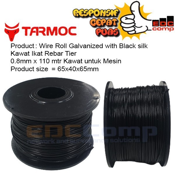 Wire Roll Galvanized with Black silk Kawat Ikat Rebar Tier